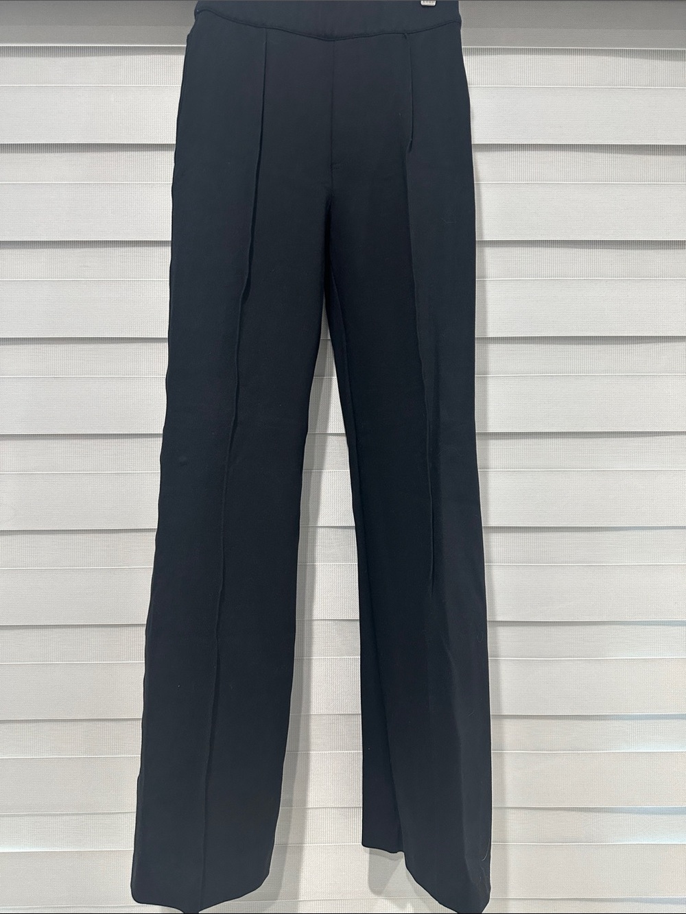 SPANX Black High-Rise Wide-Leg Dress Pants